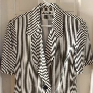 Vintage Christian Dior summer blazer
